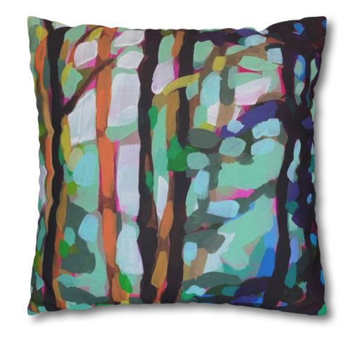 Walk in Woods Pillow Cover