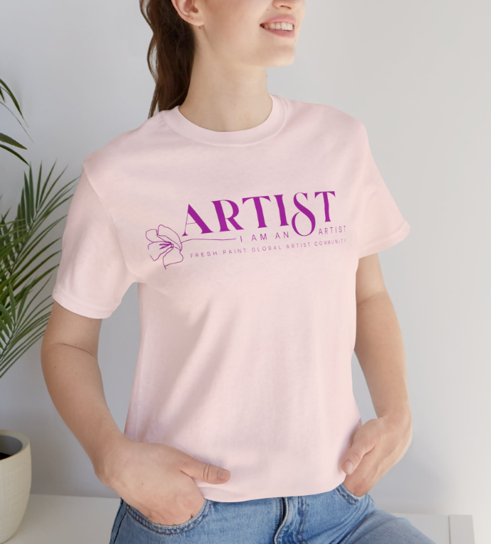 I am an Artist T-shirt Soft Pink