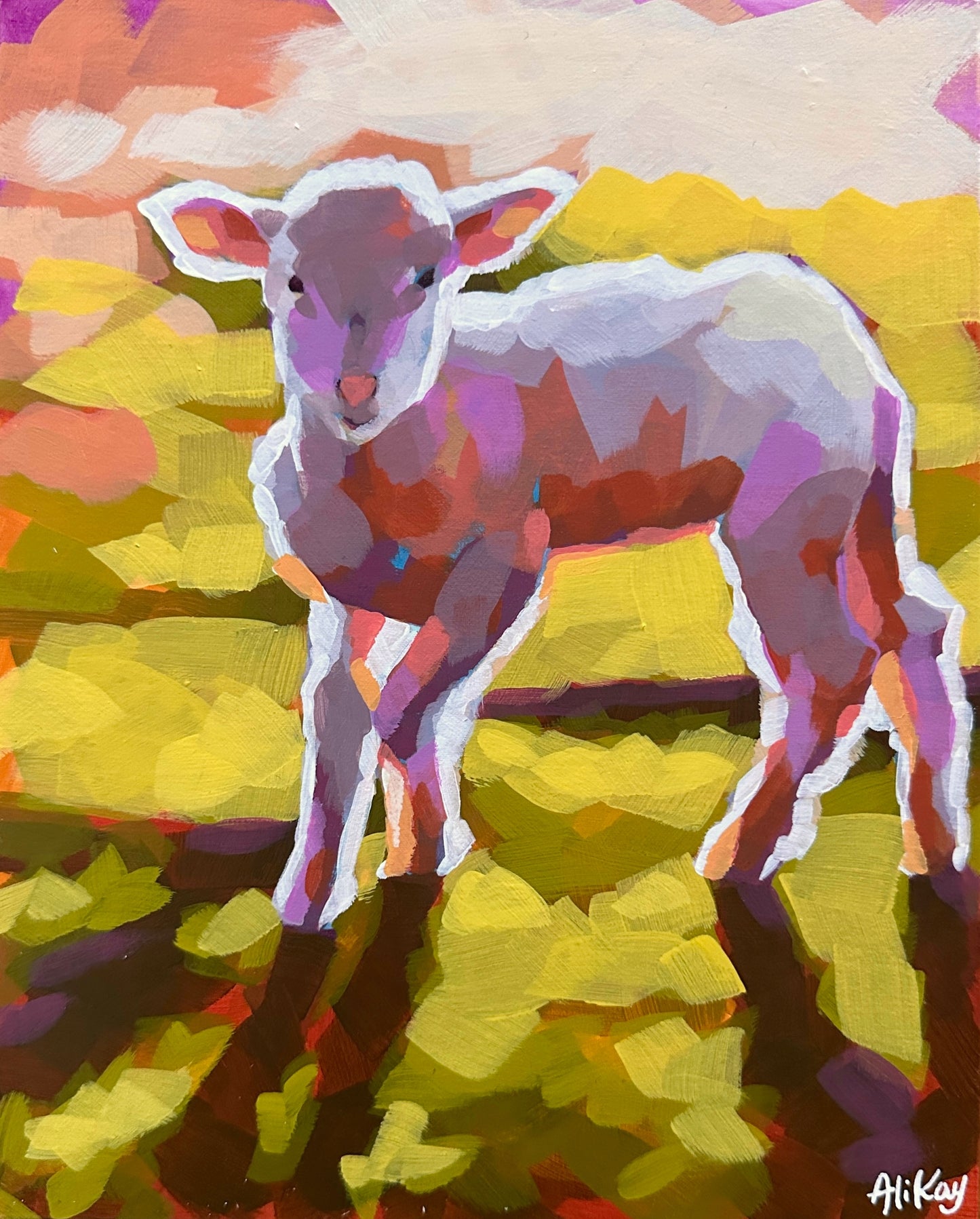 The Lamb 8x10 Framed