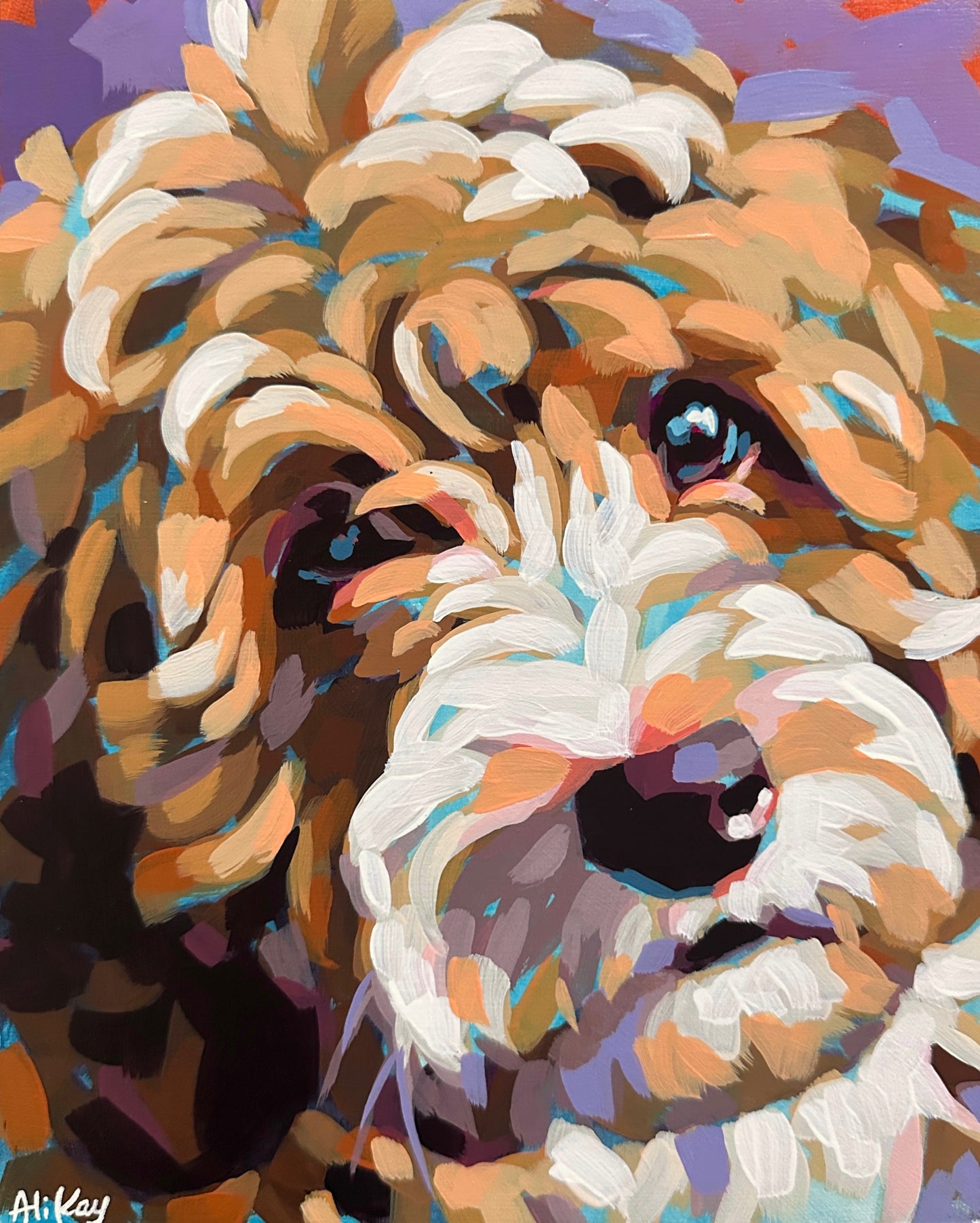 Goldendoodle 8x10