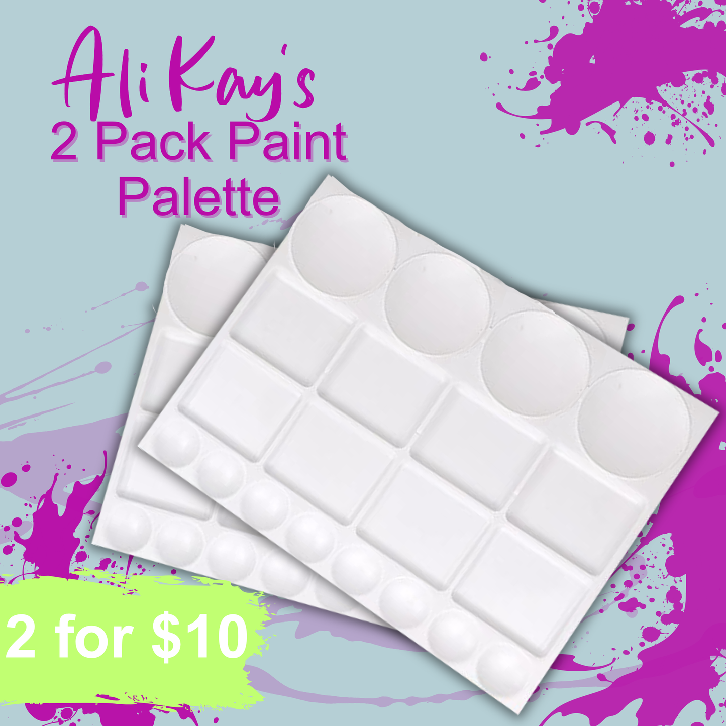 2 Pack Paint Palette