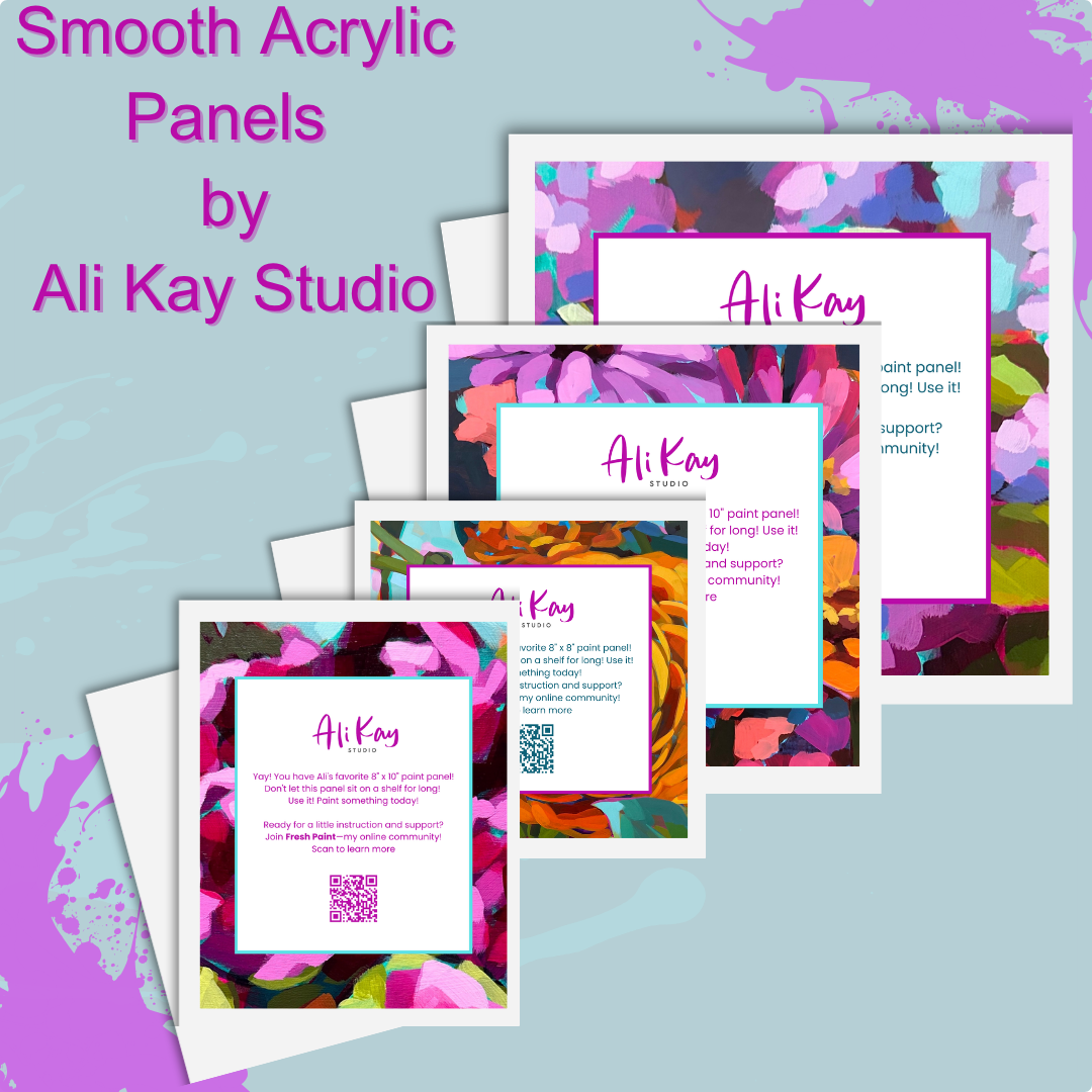 Smooth Acrylic Panels by Ali Kay Studio