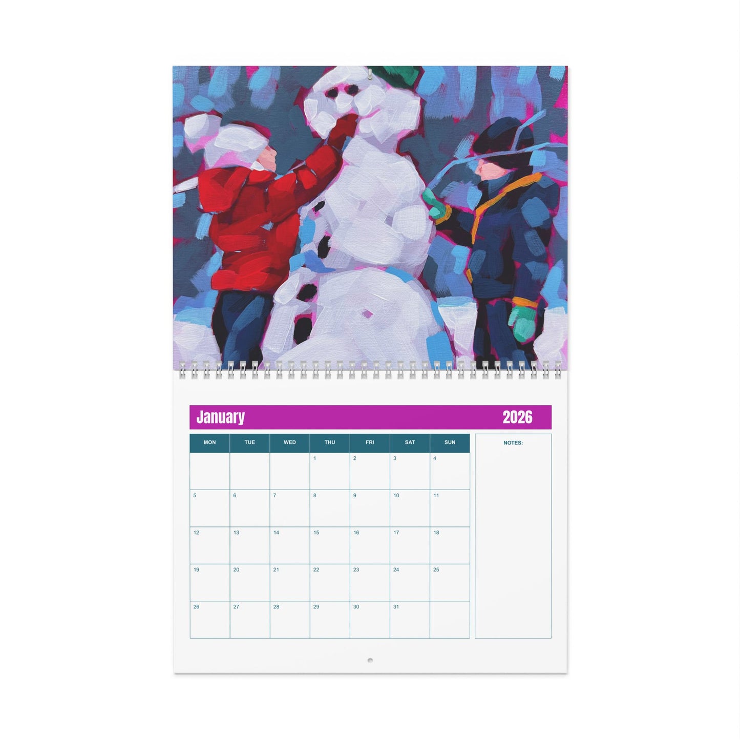 2026 Wall Calendar