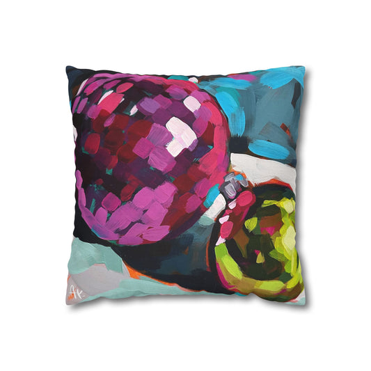 Holiday Ornaments Pillow Cover