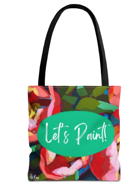 Let's Paint Tote 16x16