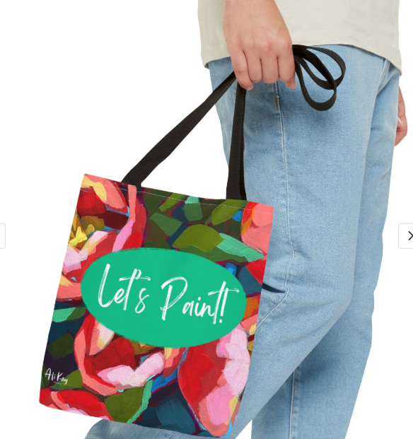 Let's Paint Tote 16x16
