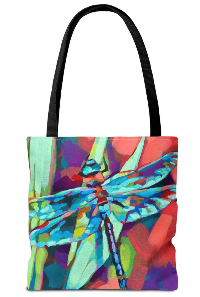 Ladybug/Dragonfly Tote 16x16