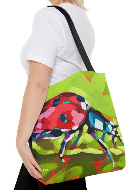 Ladybug/Dragonfly Tote 16x16