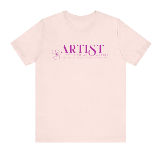 I am an Artist T-shirt Soft Pink
