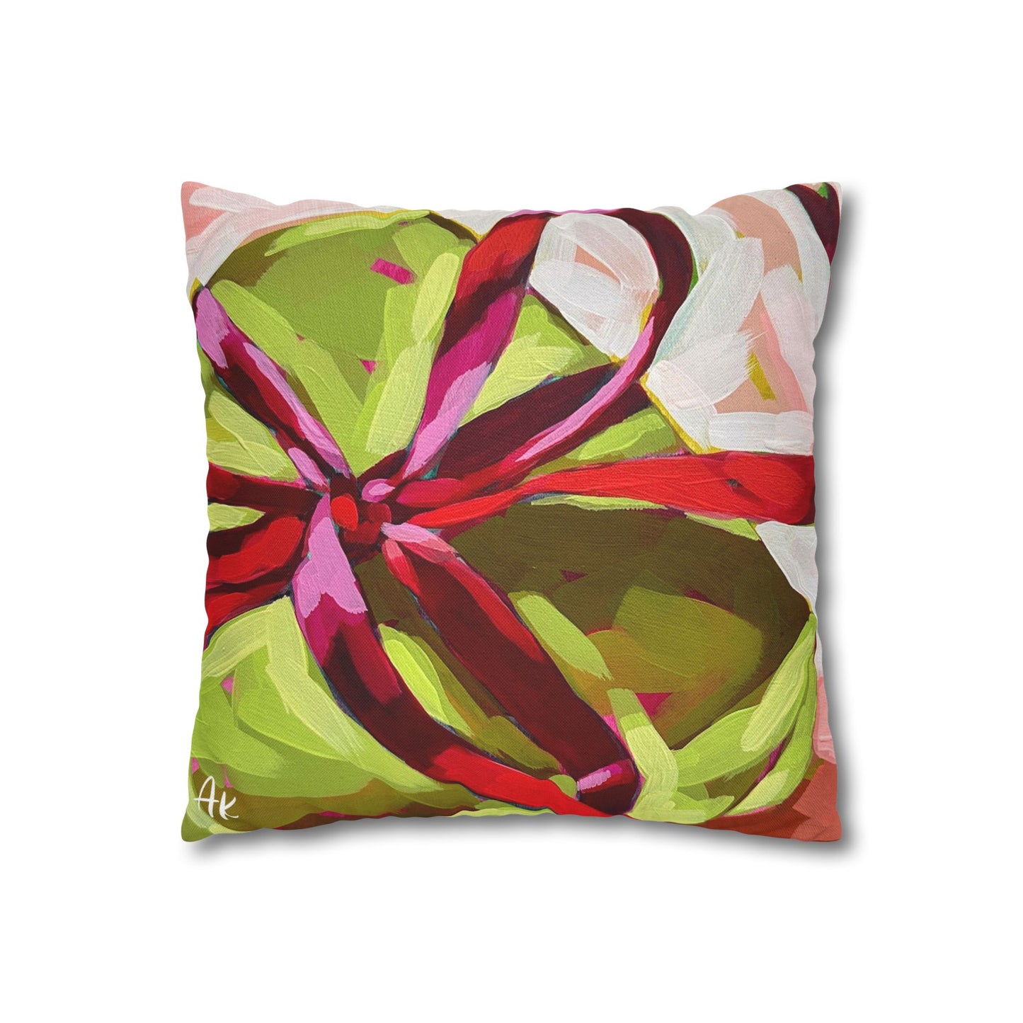 Holiday Gift and Santa  Pillow Cover