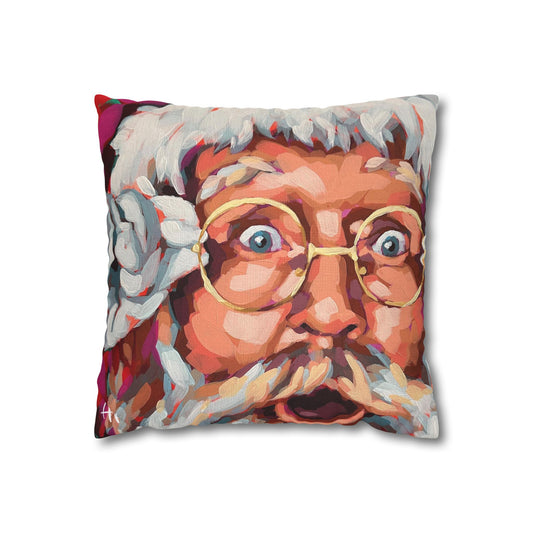 Holiday Gift and Santa  Pillow Cover