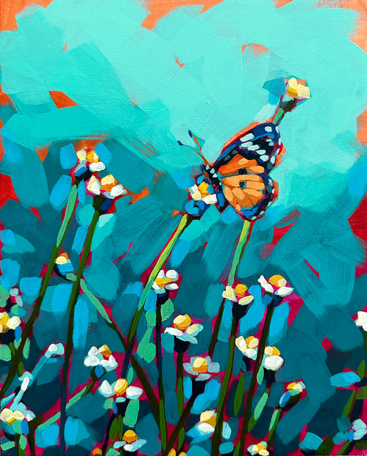 Butterfly in the Field Print 8x10