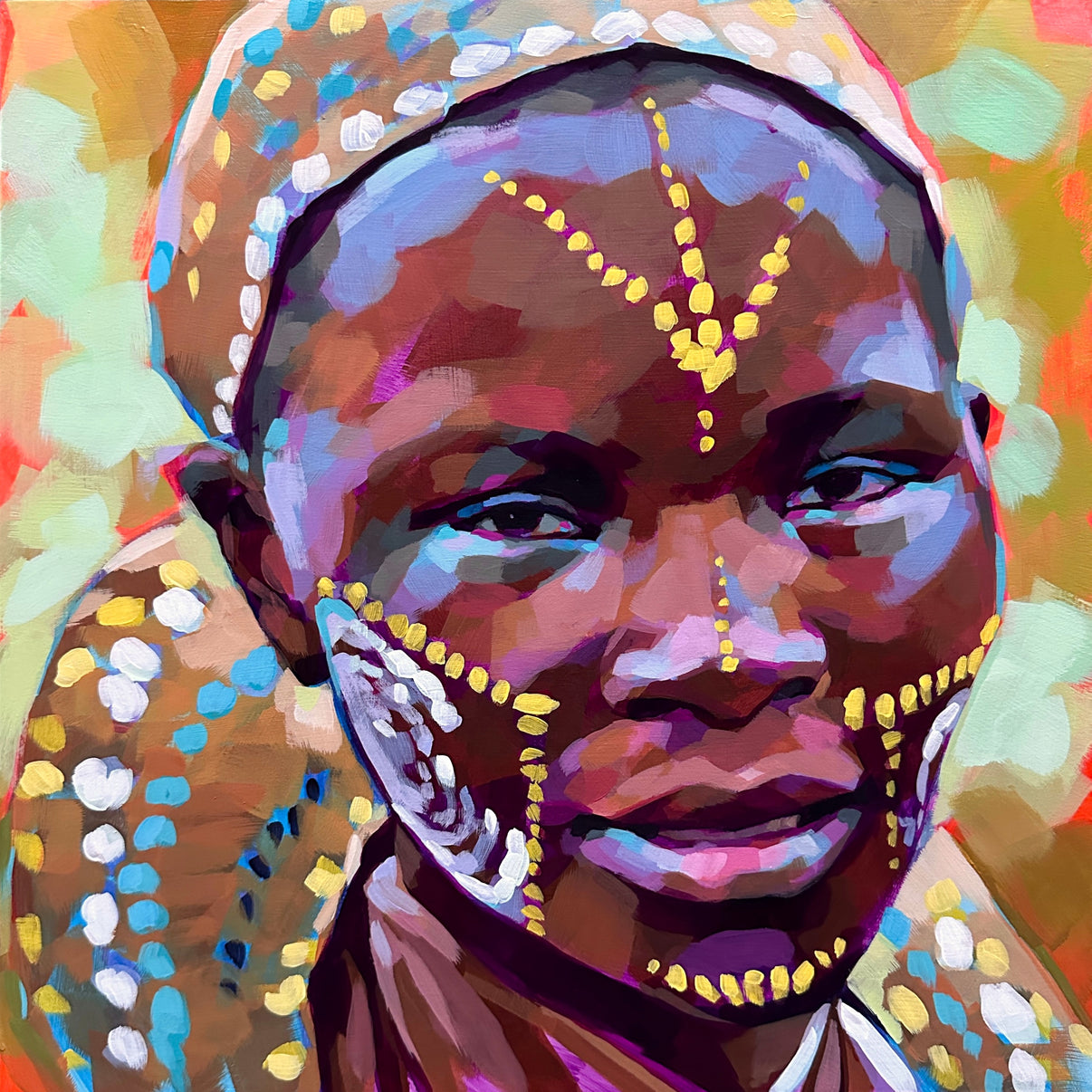 Celebration Dancer 16x16 โ Ali Kay Studio