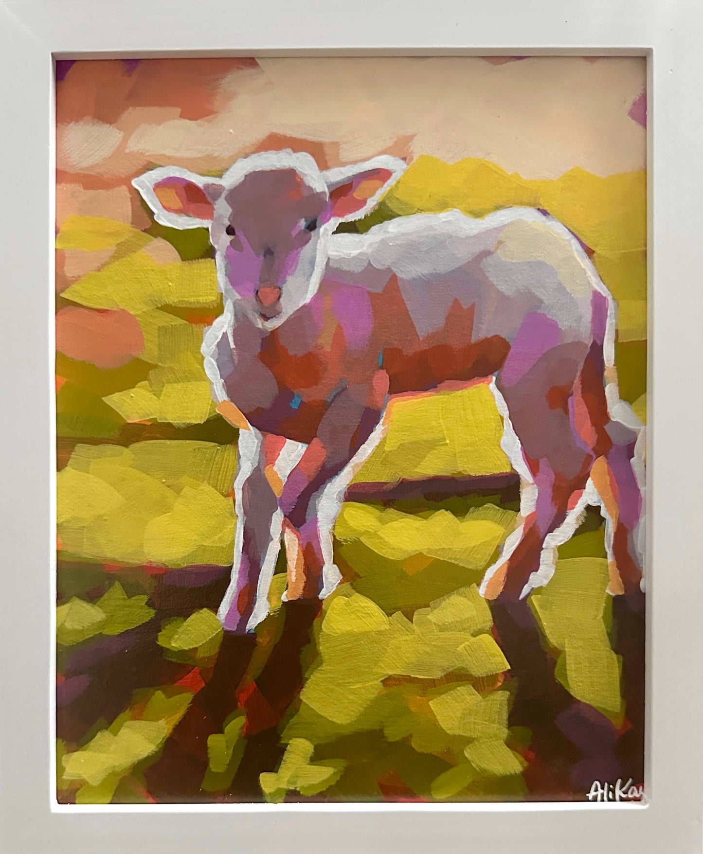The Lamb 8x10 Framed