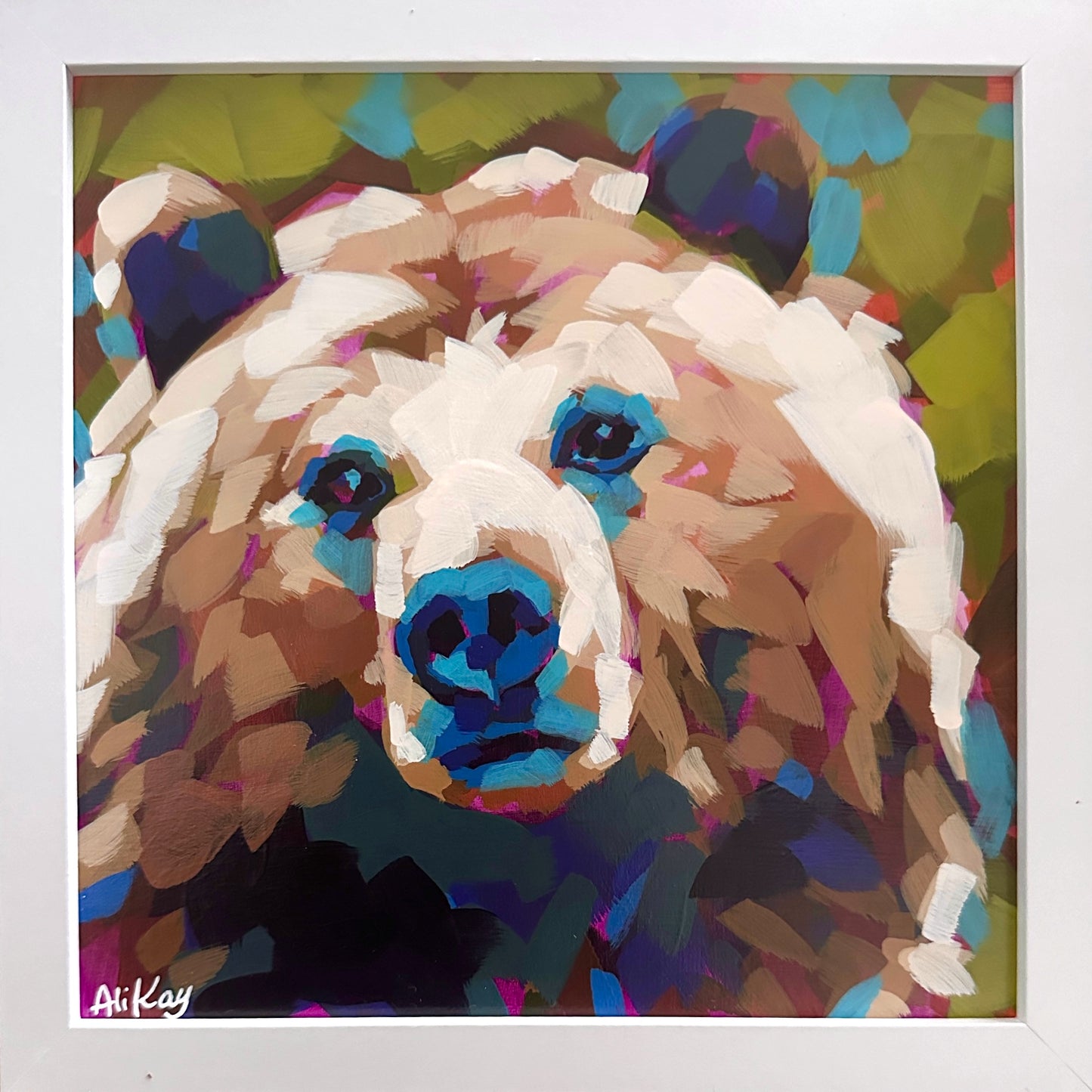 Bear 8x8 Framed
