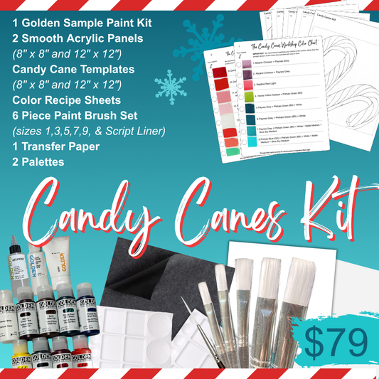 Candy Canes Painting Kit