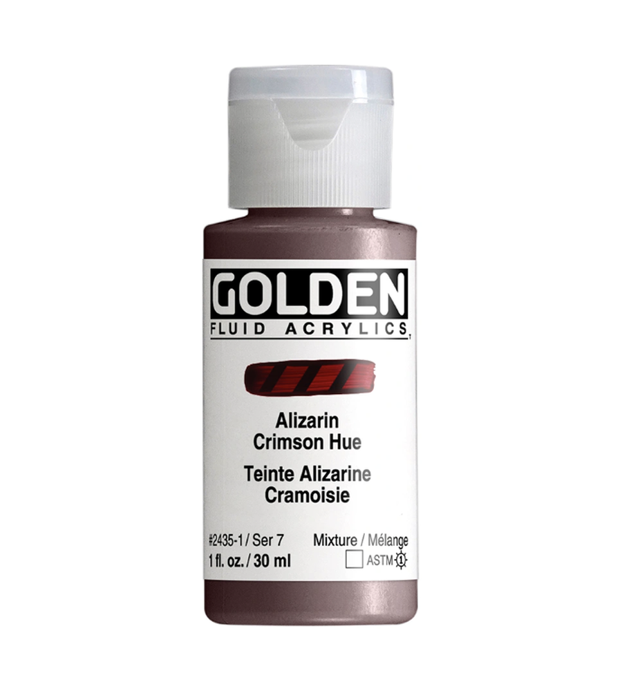1oz Golden Fluid Acrylics - Colors Sold Individually