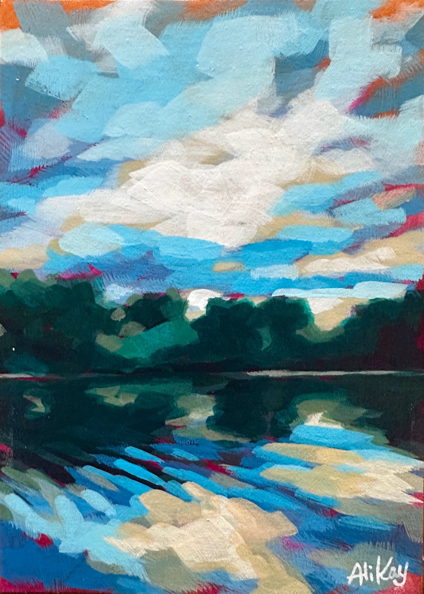 Long Lake Study 5x7