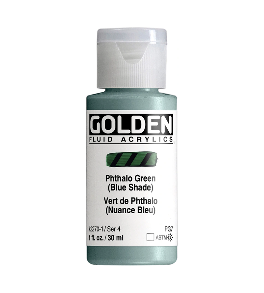 1oz Golden Fluid Acrylics - Colors Sold Individually