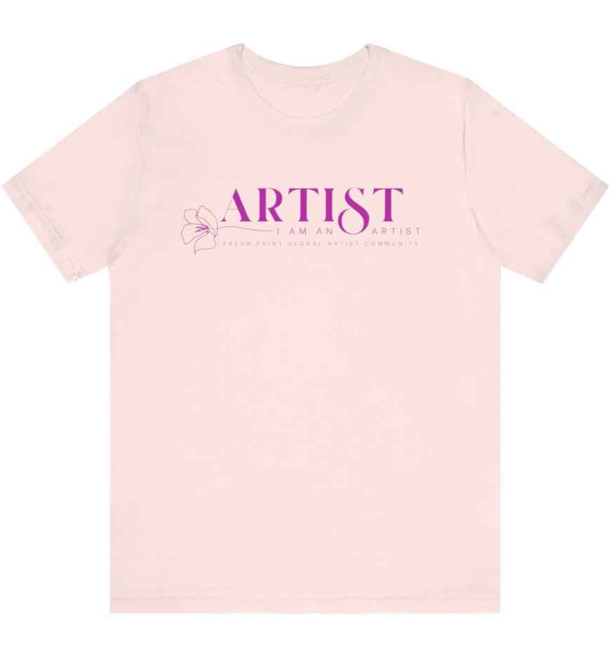 I am an Artist T-shirt Soft Pink