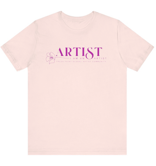 I am an Artist T-shirt Soft Pink