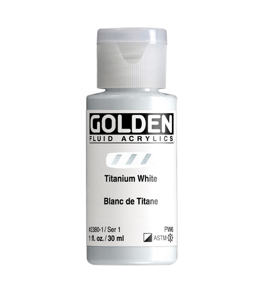 1oz Golden Fluid Acrylics - Colors Sold Individually