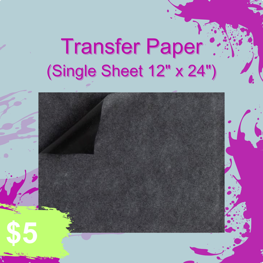 Transfer Paper Sheet - 12" x 24", Single Sheet