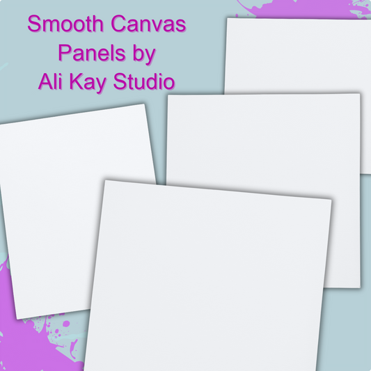 Smooth Canvas Panels by Ali Kay Studio